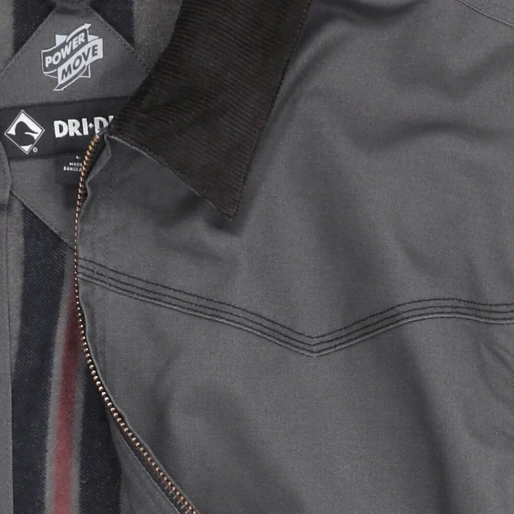 DRI DUCK Men's Charcoal Yellowstone Power Move Canvas Jacket/NWT/L - Picture 7 of 16